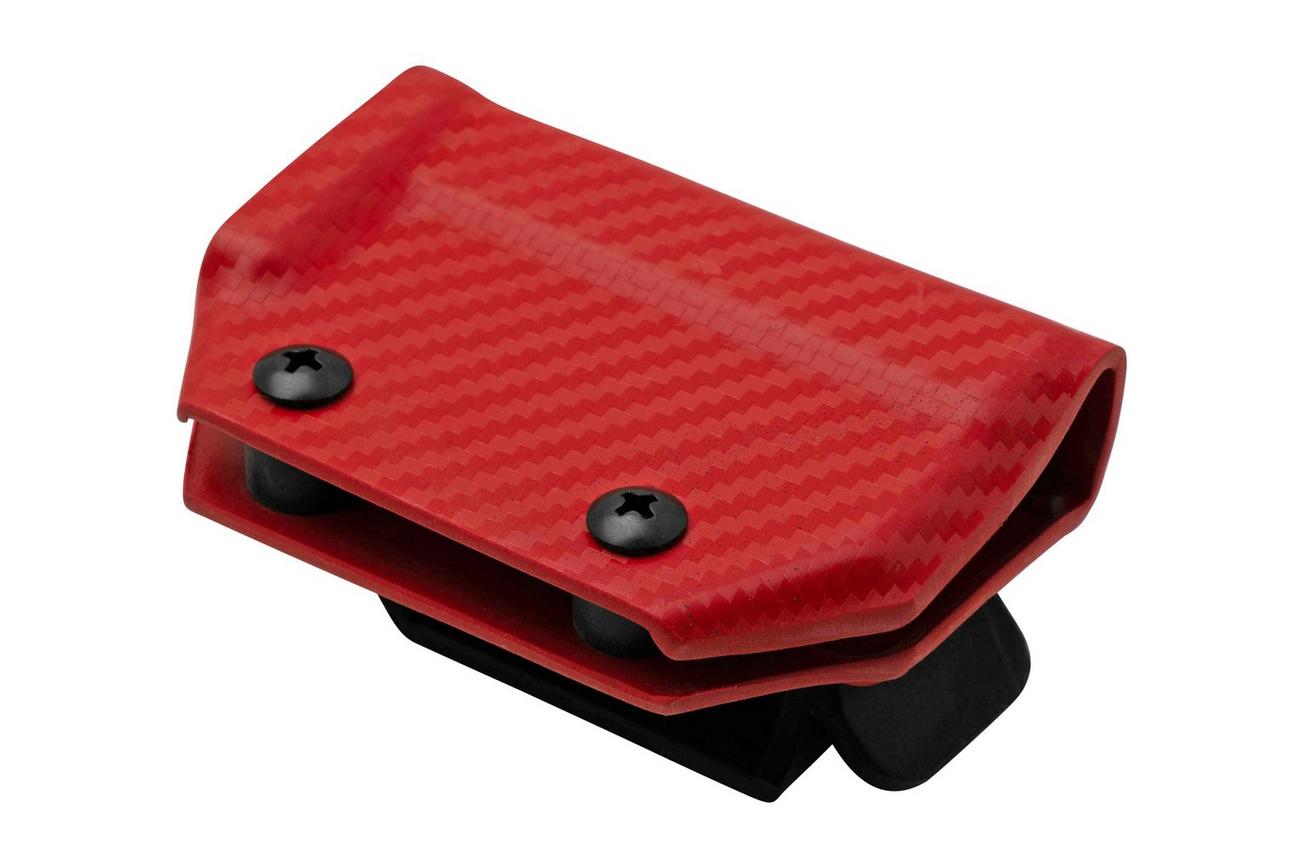 Clip And Carry Kydex Sheath Leatherman Signal, Carbon Fiber Red LSGNL-CF-RED riemholster
