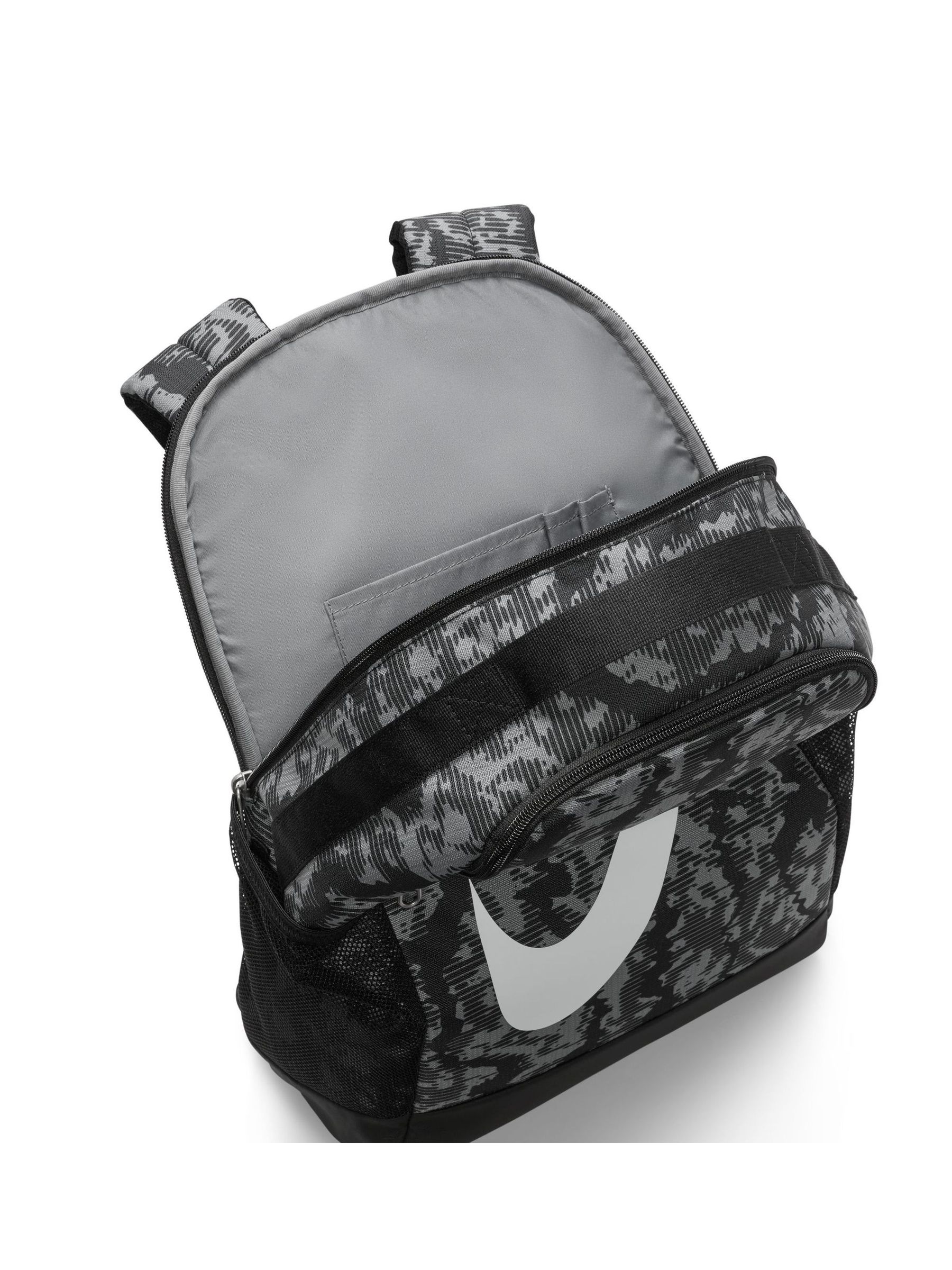 Zwart - Nike Brasilia rugzak met all-over print