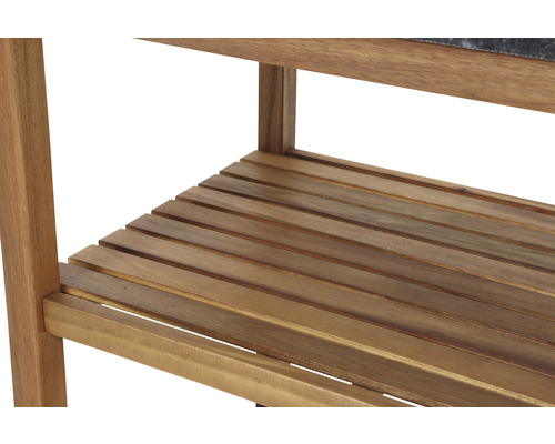 Buitenkeuken Siena Garden 75 x 52 x 87 cm Hout Steen Antraciet