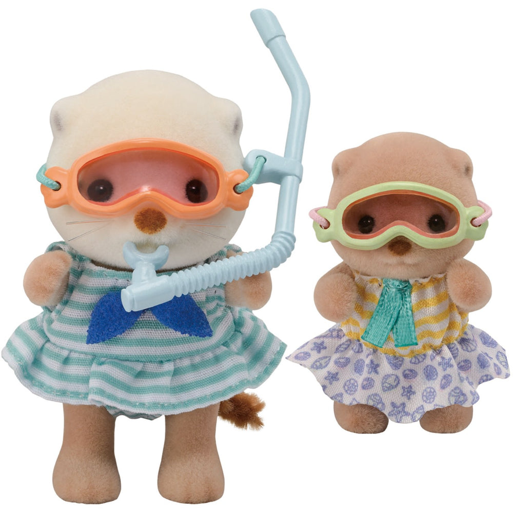 Køb Sylvanian Families® Sea Otter Sisters - Splashy Snorkel Sæt