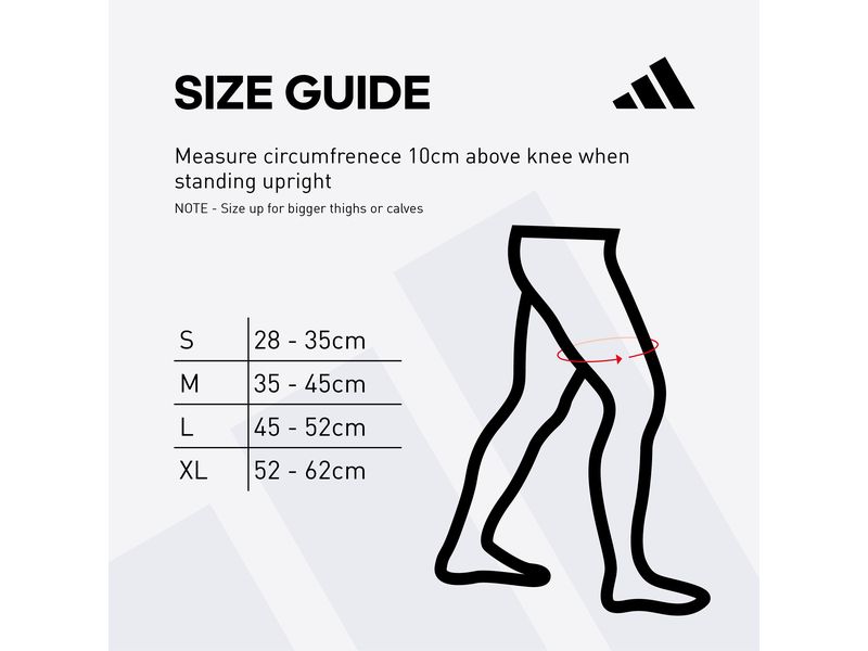 adidas Knee Support XL, 52 cm - 62 cm Kniestütze