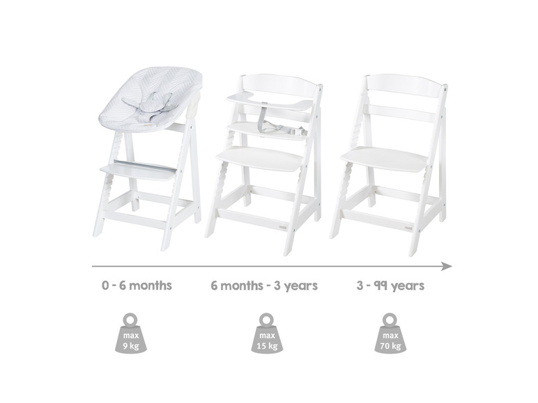 2-in-1 kinderstoel Born Up Zickzack
