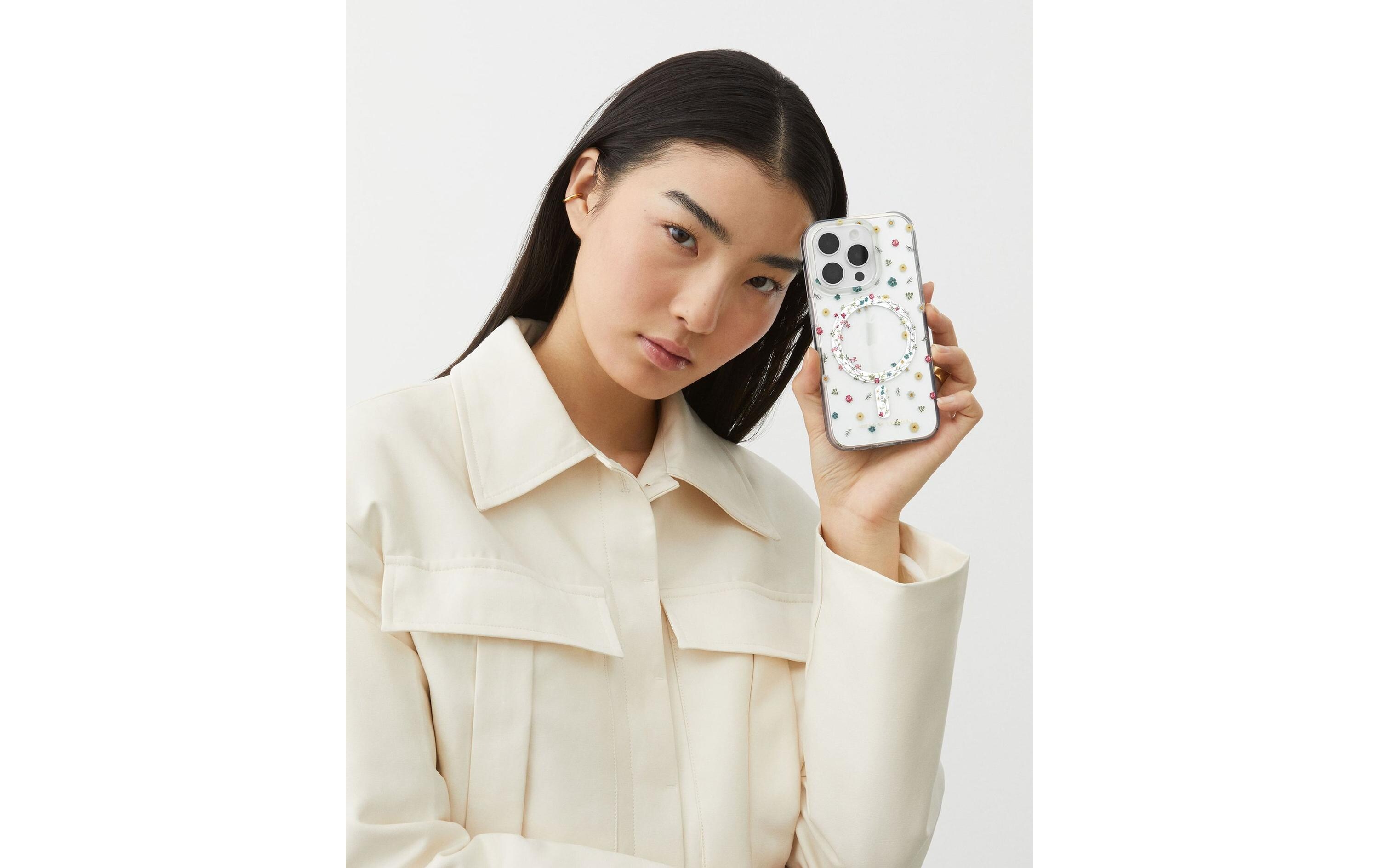 Back Cover Clear Case iPhone 16 Petite FloralBackcover für das Apple iPhone 16