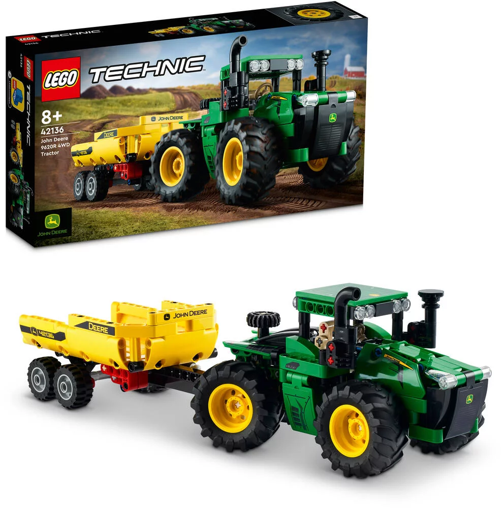 LEGO®TECHNIC 42136 - TRACTEUR JOHN DEERE 9620R 4WD