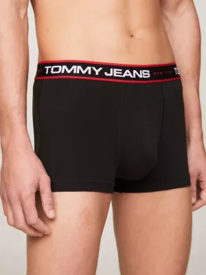 Cuecas boxer com cós elástico e logo de Nova York, pacote com 3 unidades