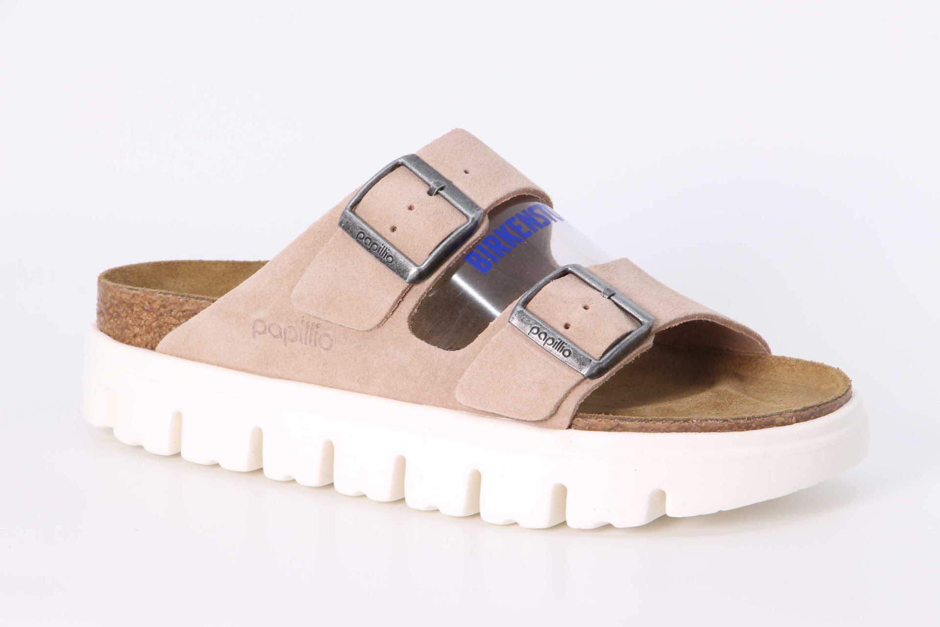 Birkenstock Arizona Chunky schmal warm sand