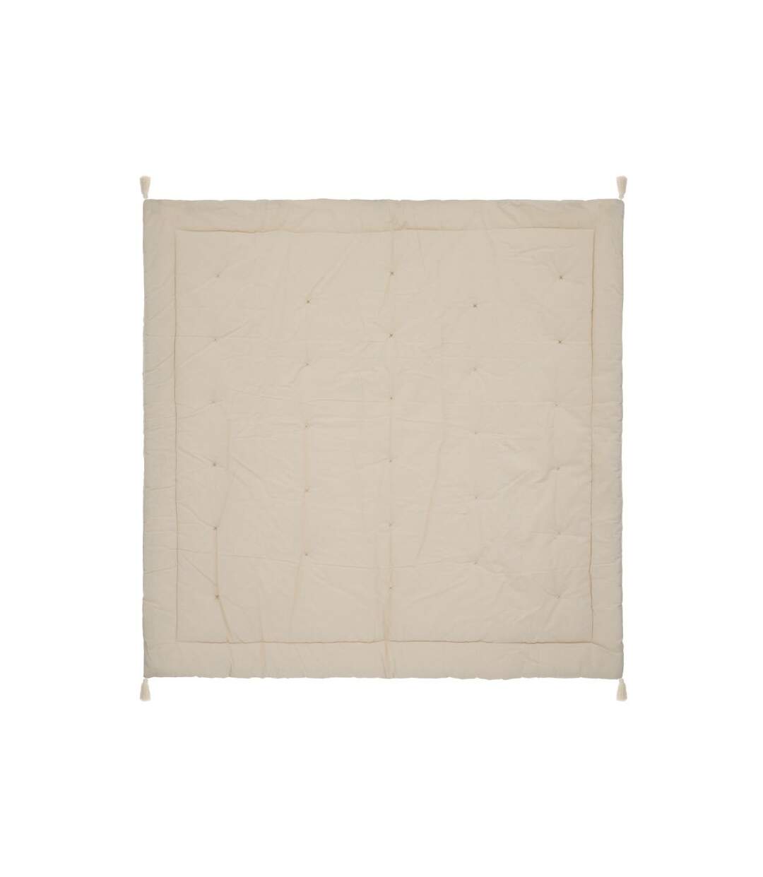 Couvre-Lit Midnight Garden 150x150cm Ivoire