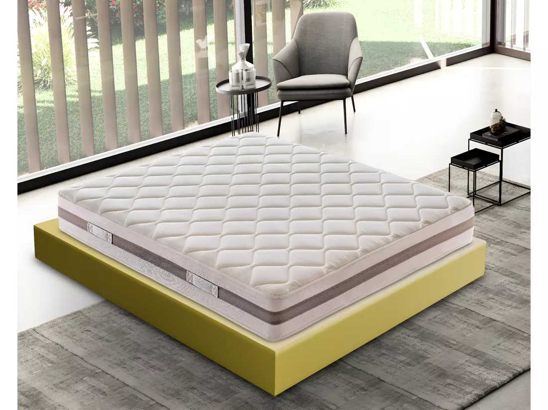 Matelas en mousse - 11 zones différenciées - 160x200 cm