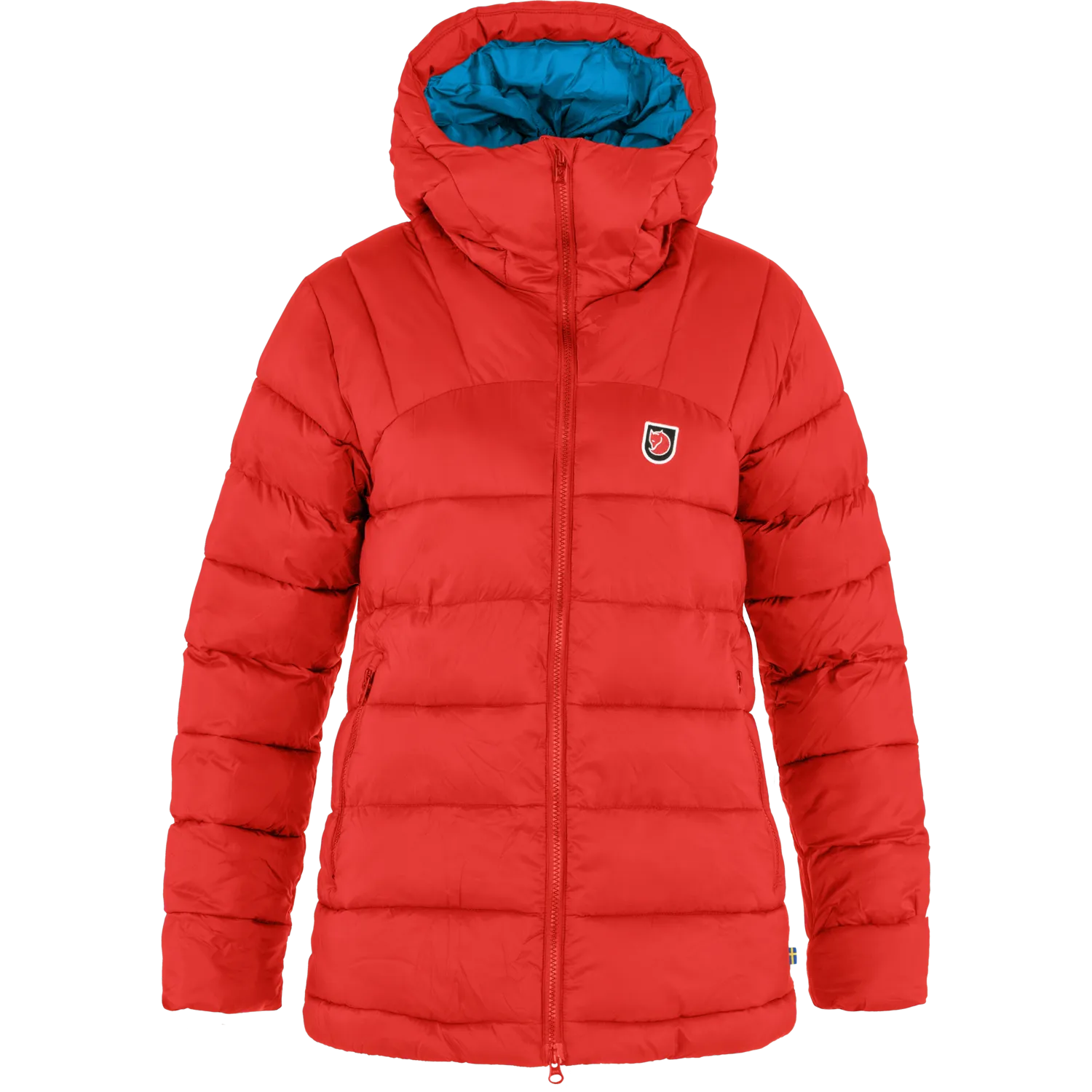 Fjällräven Women's Expedition Mid Winter Jacket True Red-Un Blue