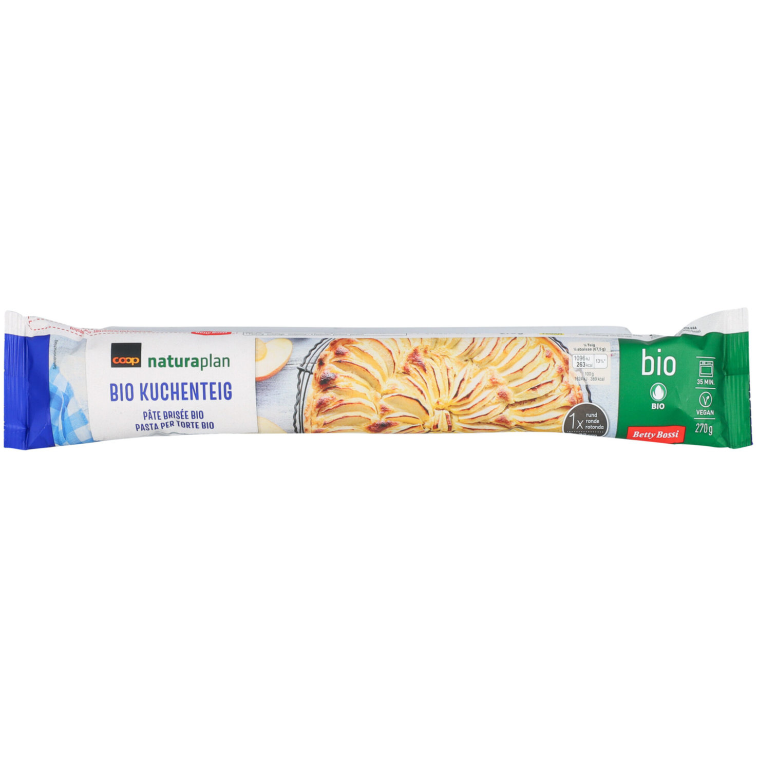 Betty Bossi Naturaplan Bio Kuchenteig rund ausgewallt Ø32cm