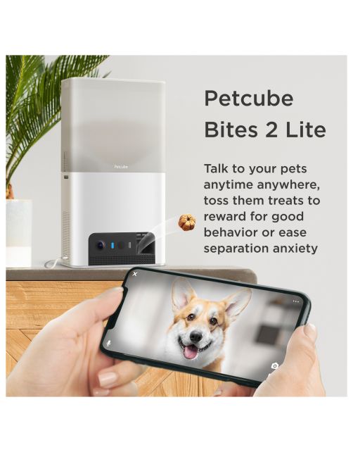 Petcube Pet Camera Met Treat Dispenser En App - IP Camera's - Wit
