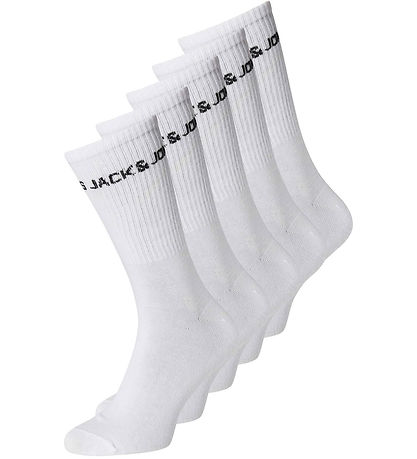 Jack & Jones Socken - JacBasic - 5er-Pack - Weiß