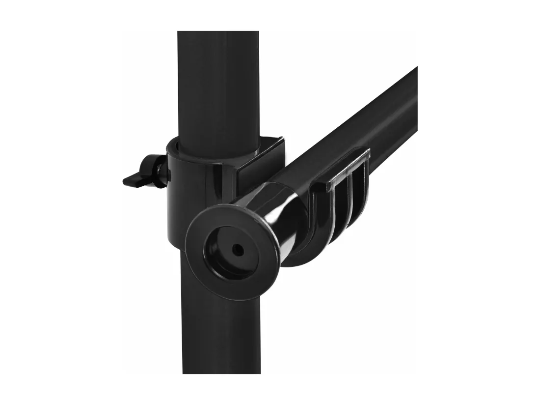 Penderie télescopique acier laqué noire 150 x 150 x 105 cm 03_0008157
