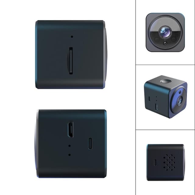 AS02 Mini Spy Kamera Trådløs Wifi IP Hjemmesikkerhedskamera HD 1080P