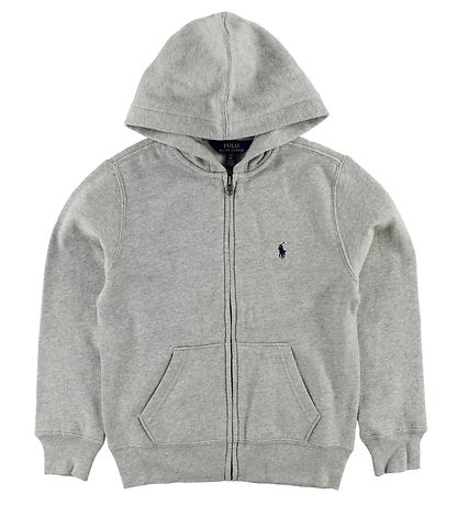 Polo Ralph Lauren Kapuzenjacke - Sweat - Graumeliert m. Logo