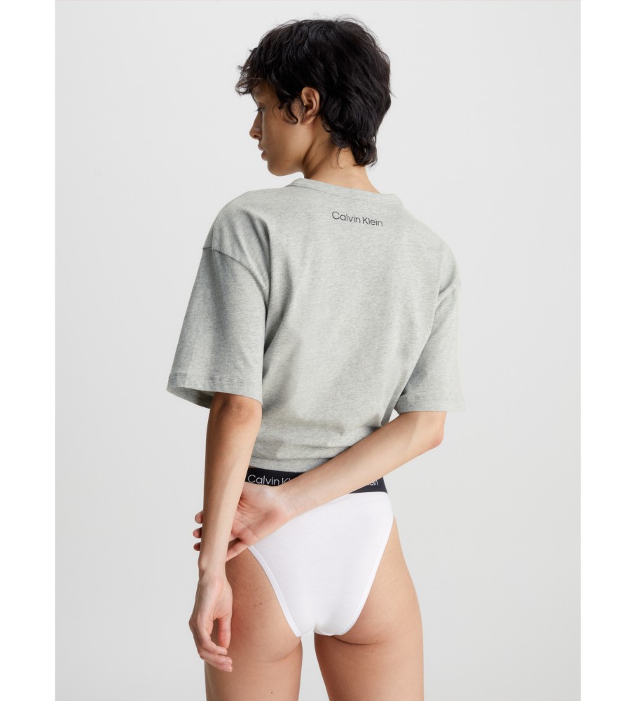Camiseta Calvin Klein Crew Ck96 Cinza
