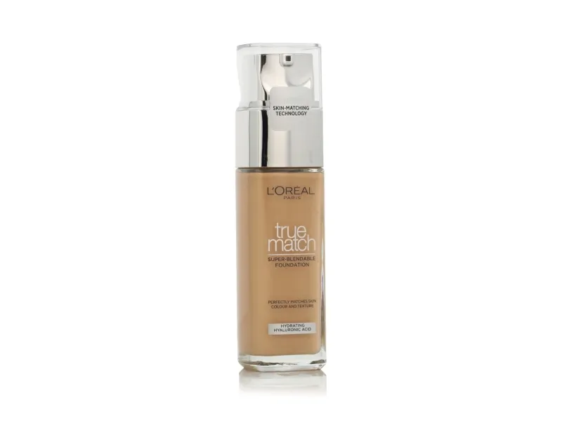 L'Oreal Paris Foundation True Match Liquid Foundation 4W Golden Natural with Hyaluronic Acid & SPF 17 30ml