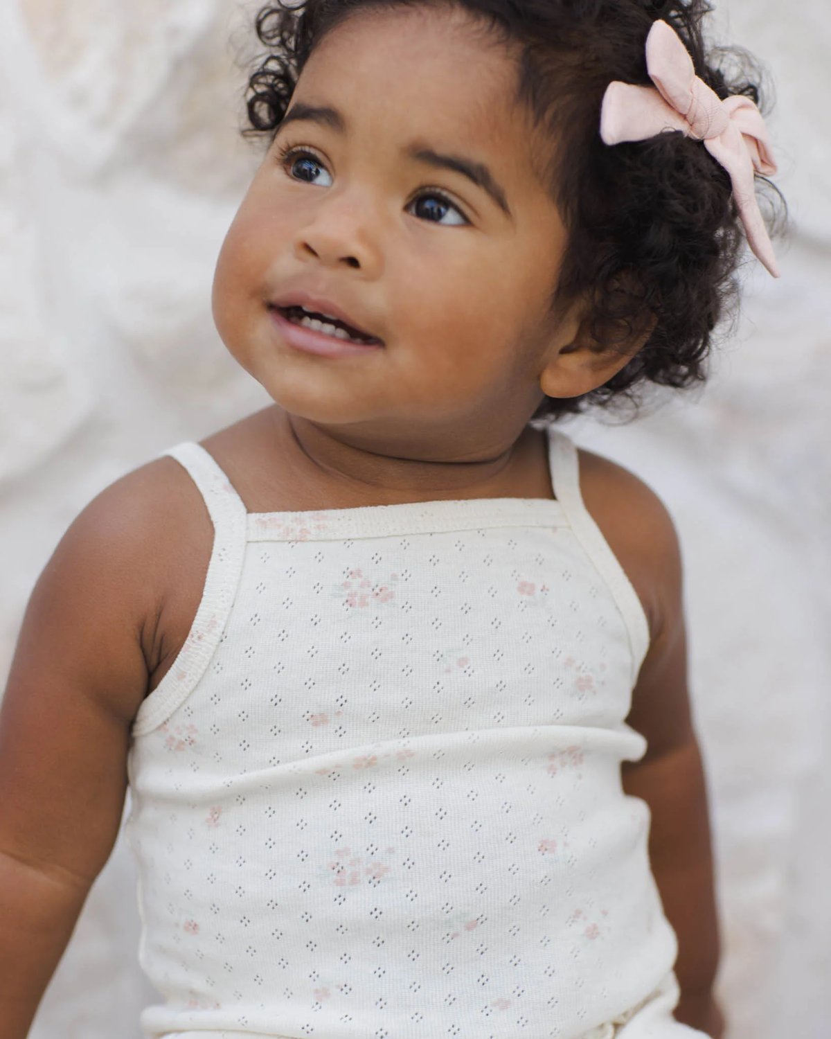 Topp & Shorts Sett – Øko Bomull, Pointelle | Tank + Shortie Set