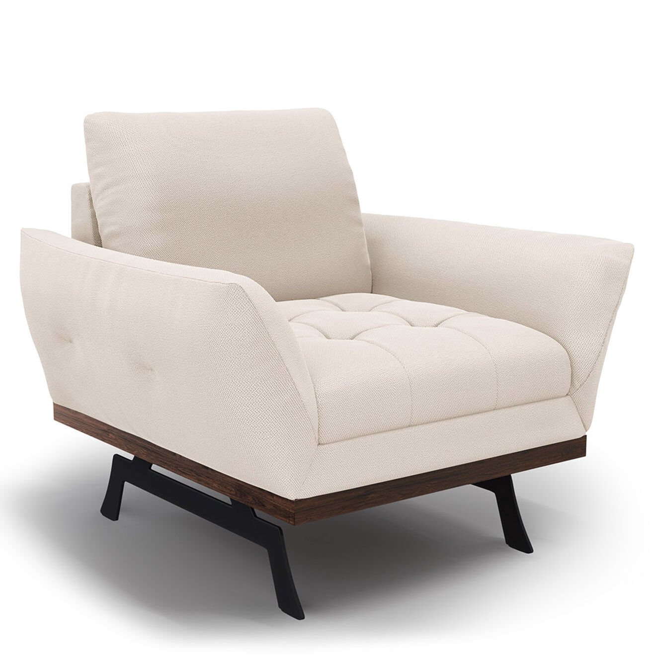 CXL by Christian Lacroix Fauteuil Olivier beige clair - 95x95x87 cm