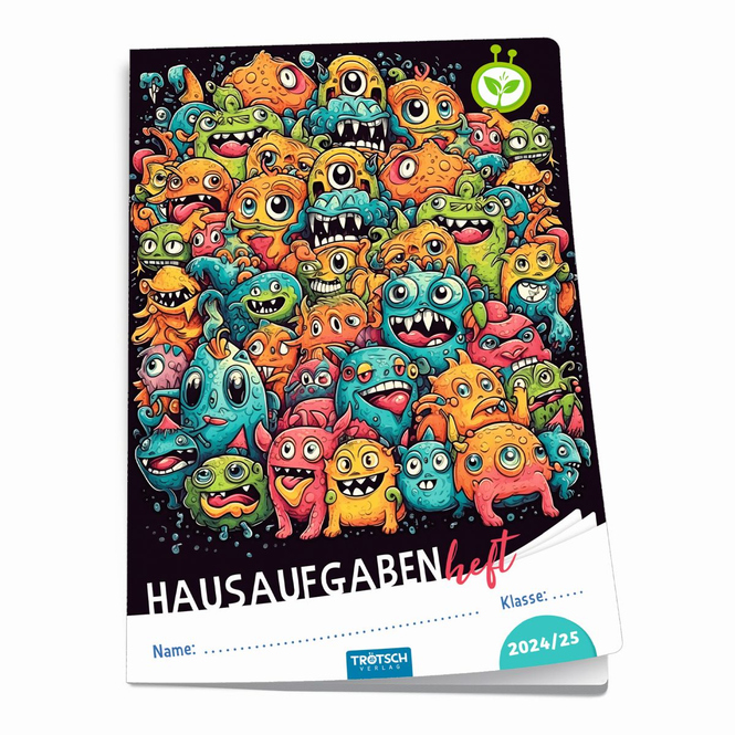 Hausaufgabenheft - Monster - 2024/2025
