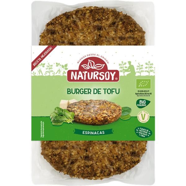 Burguer De Tofu Com Espinafres Bio