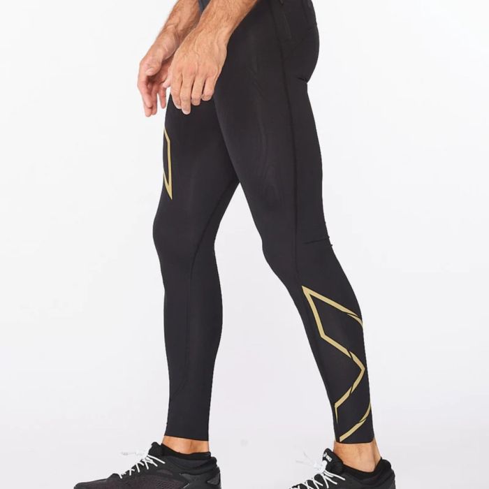 2XU Herre Lange tights Light Speed Compression Tights Sort