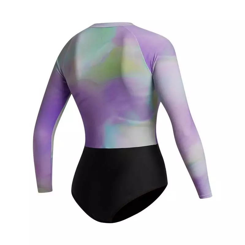 Combi lycra femme MYSTIC Jayde L/S One Piece Purple / Green