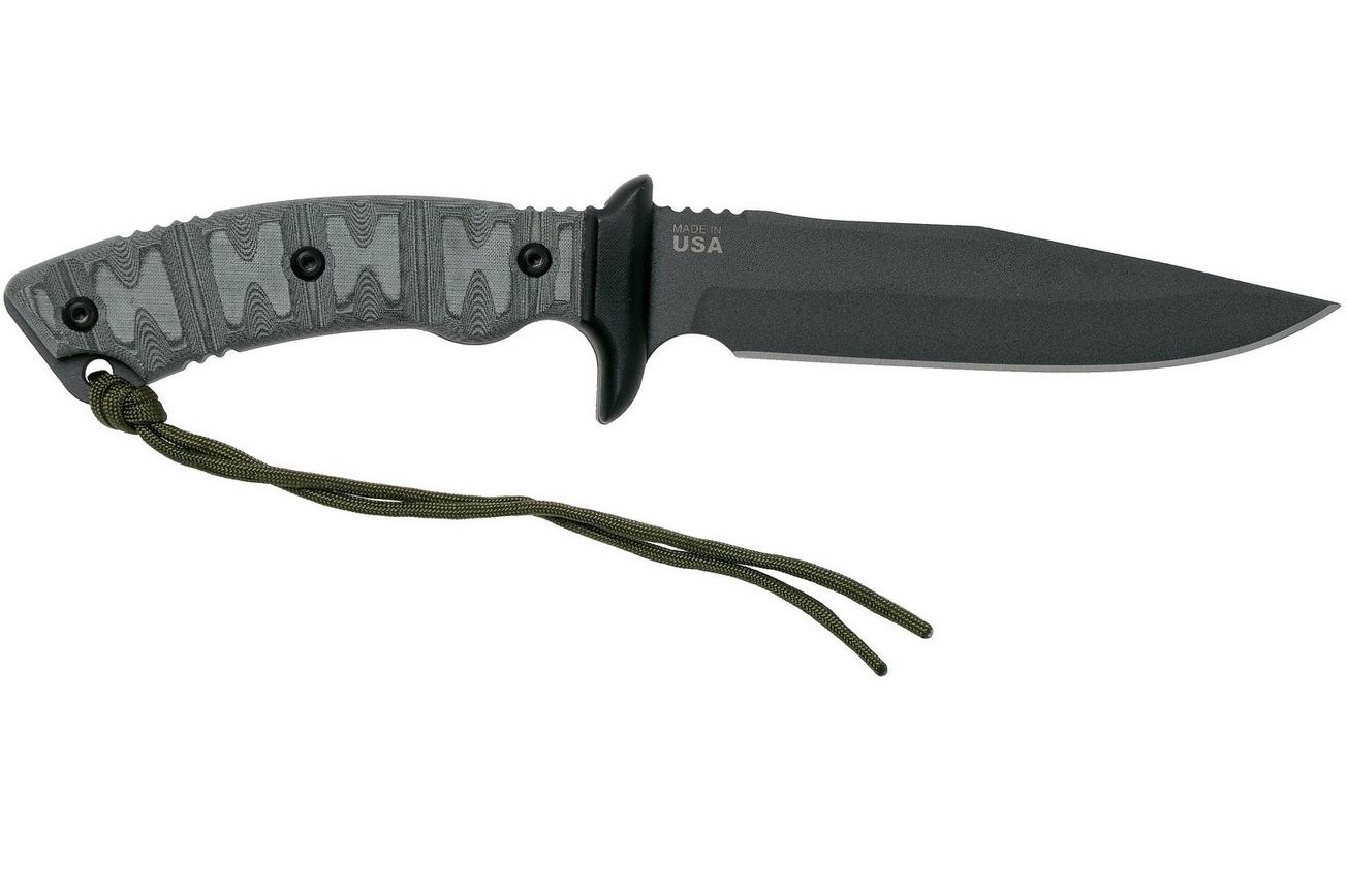 TOPS Knives Apache Falcon AFAL-01 survivalmes, Snake Blocker design