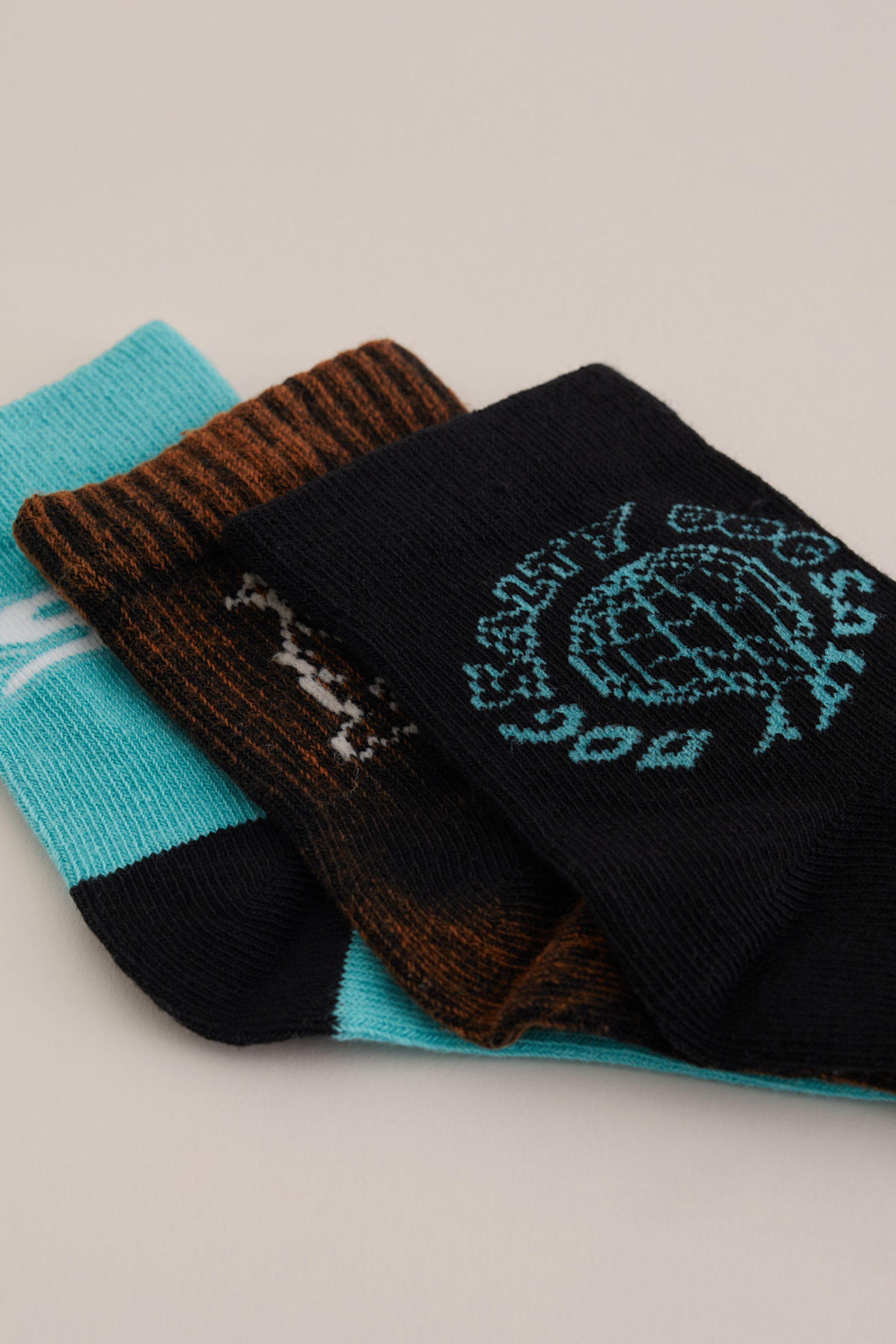 Jongens Sokken, 3-pack Salty Dog Blauw