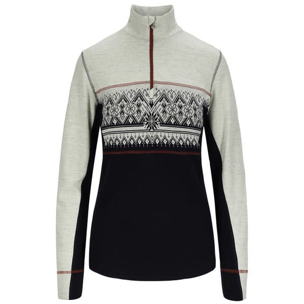 Pull DALE OF NORWAY MORITZ F BASIC SWEATER NAVY WHITE RASPBERRY