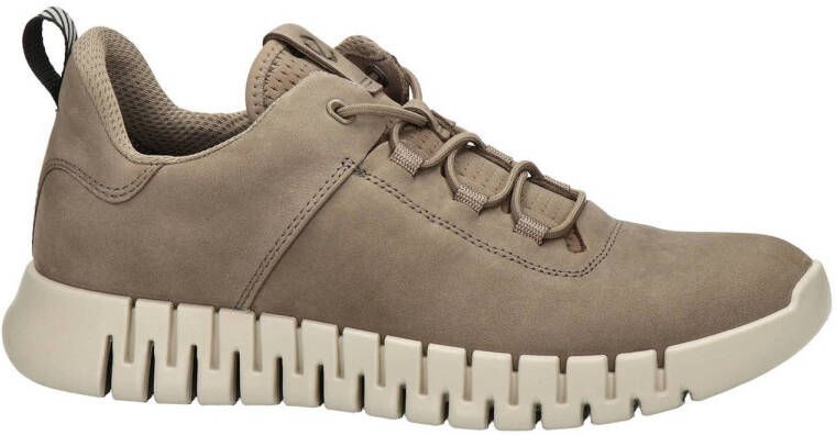 ECCO Gruuv M Sneakers taupe Nubuck Heren