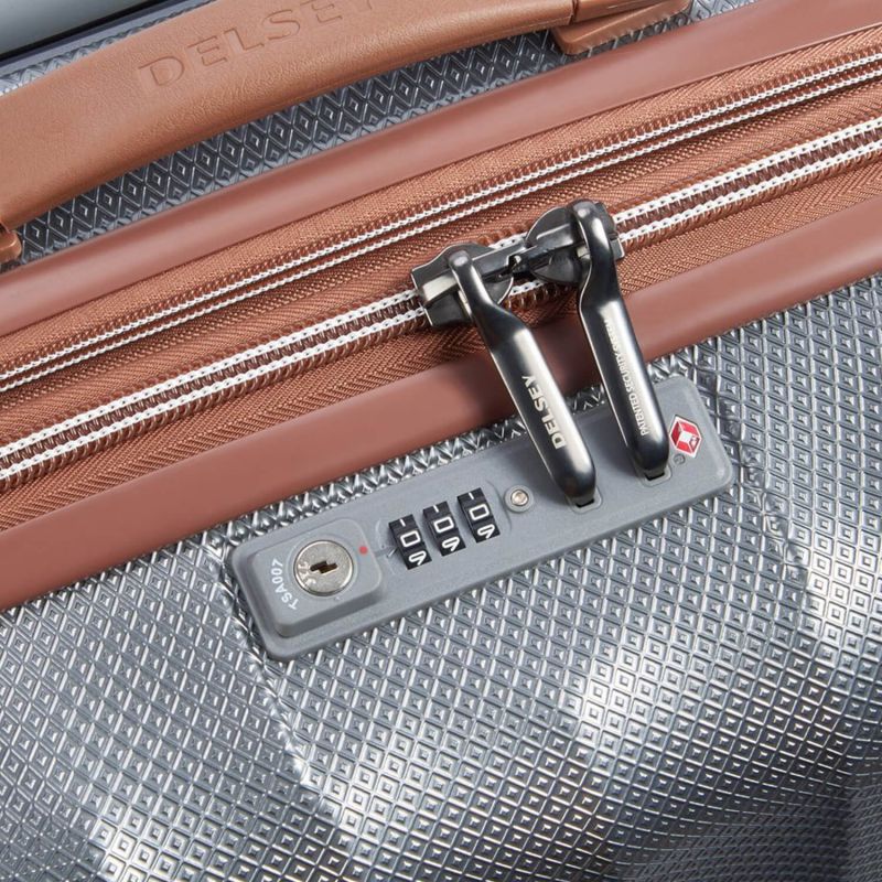 Valise rigide St-Tropez Extensible 67 cm Platinium