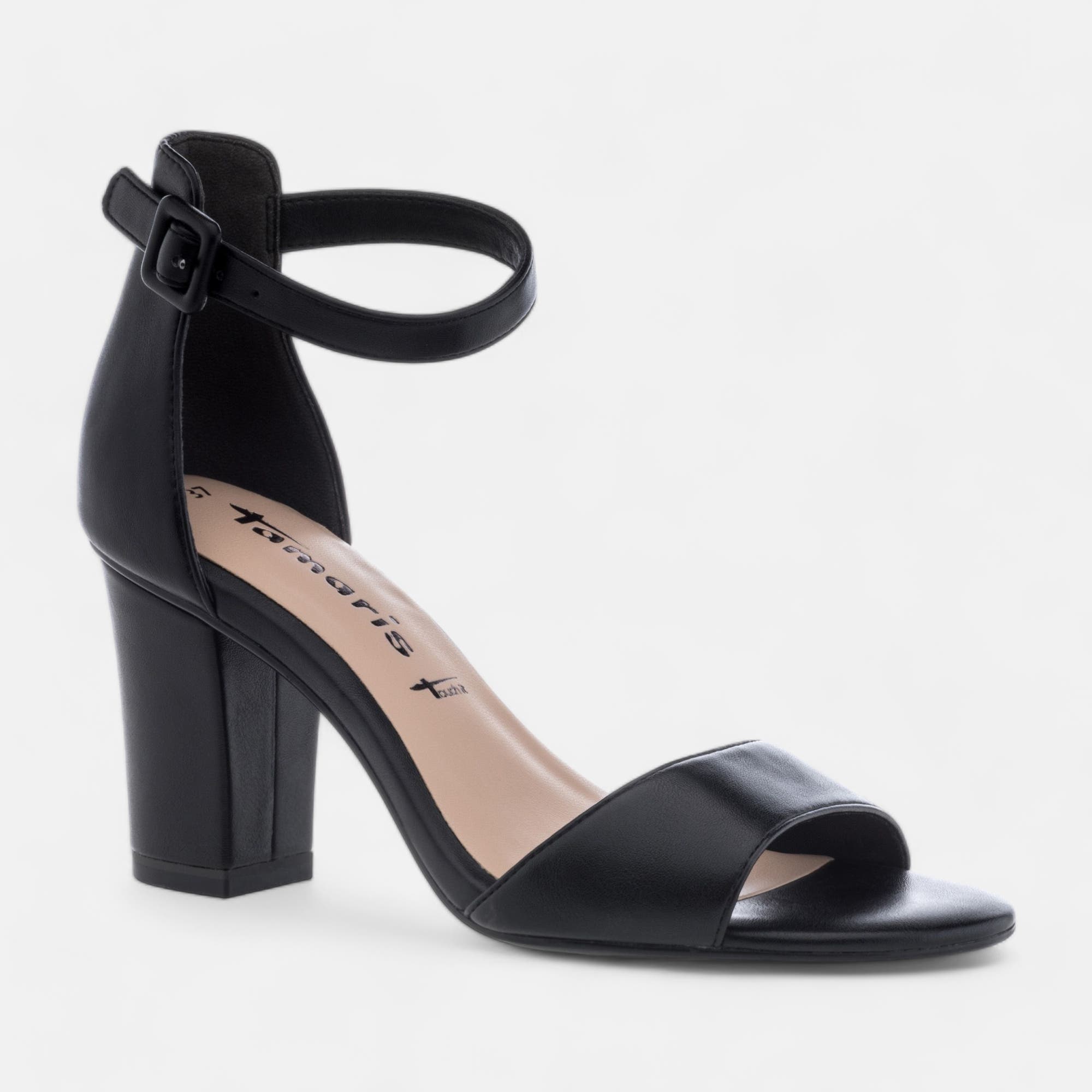 Nu-pieds à talon Femme noir