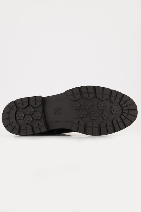 Lack-Stiefeletten, Jana Shoes, Kette, Weite H