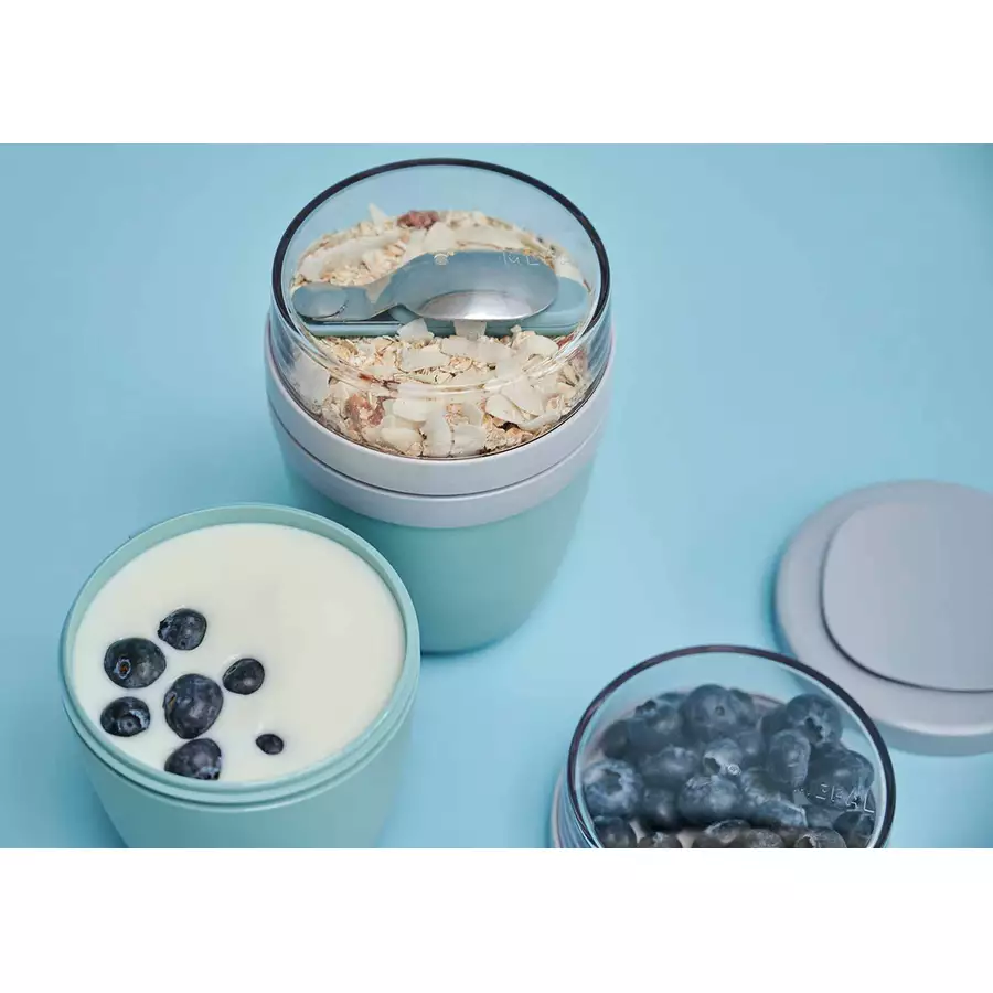 Mepal Lunchpot + Faltbarer Löffel Ellipse 500 + 200 ml rosa