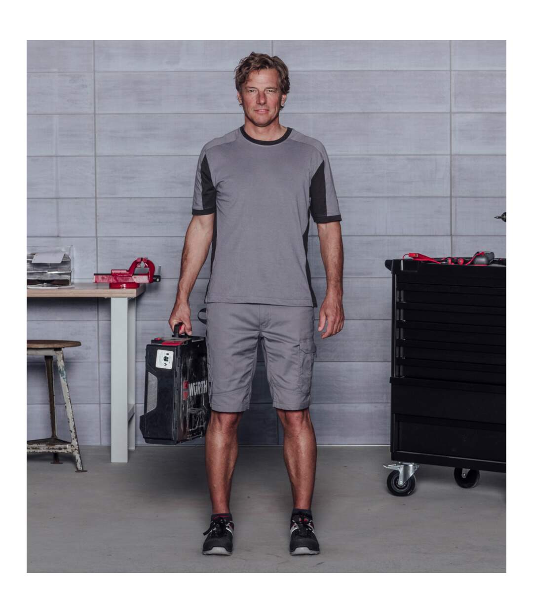 Tee-shirt de travail Cetus Würth MODYF Gris/Anthracite