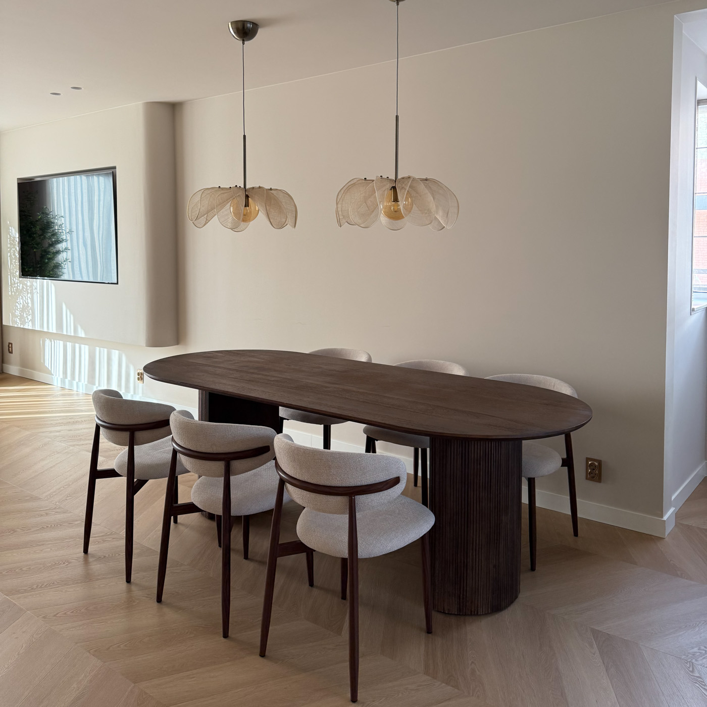 Old Inn wonen eetkamertafel Luca bruin ovaal- 200cm