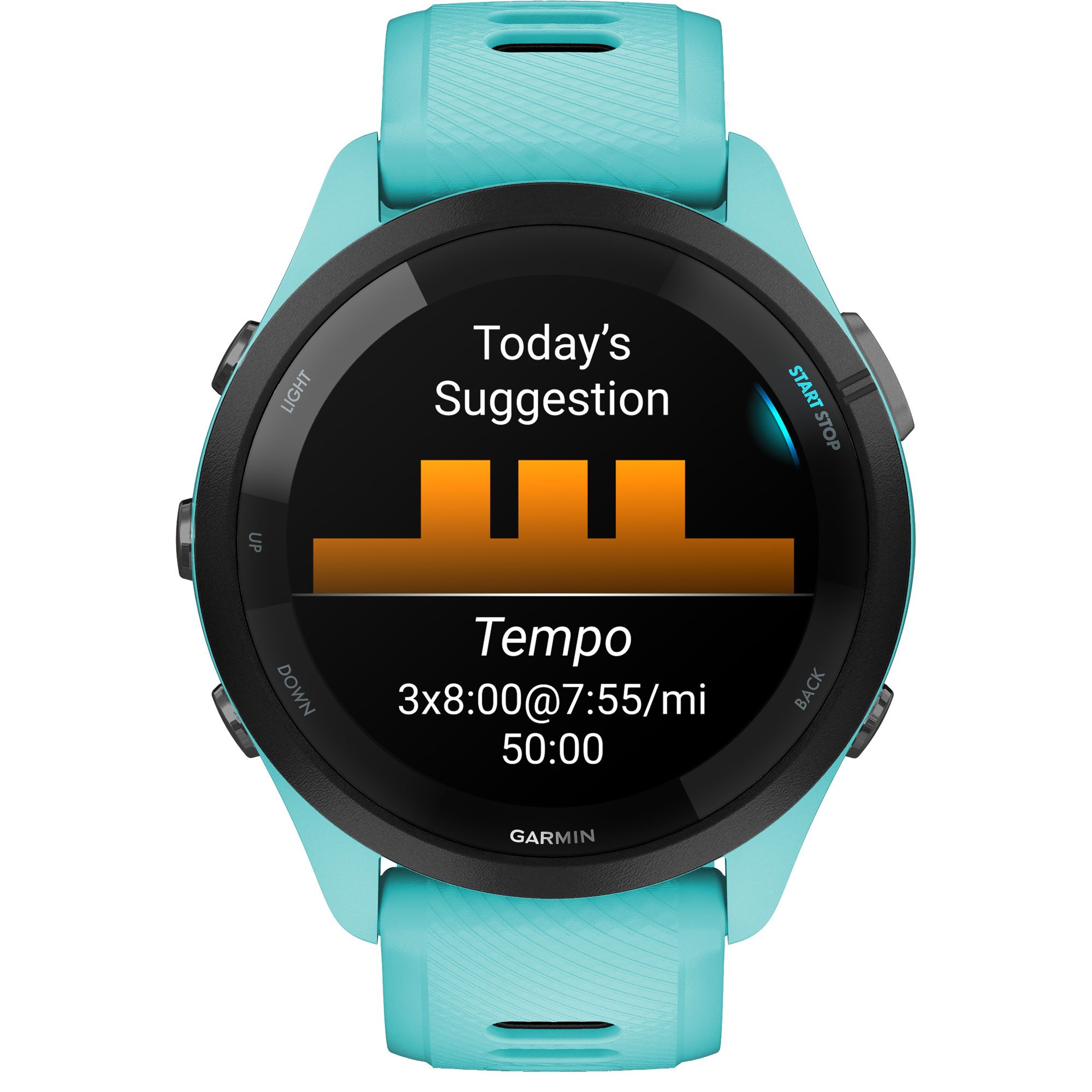 Garmin Forerunner® 265 Pulsuhr türkisblau