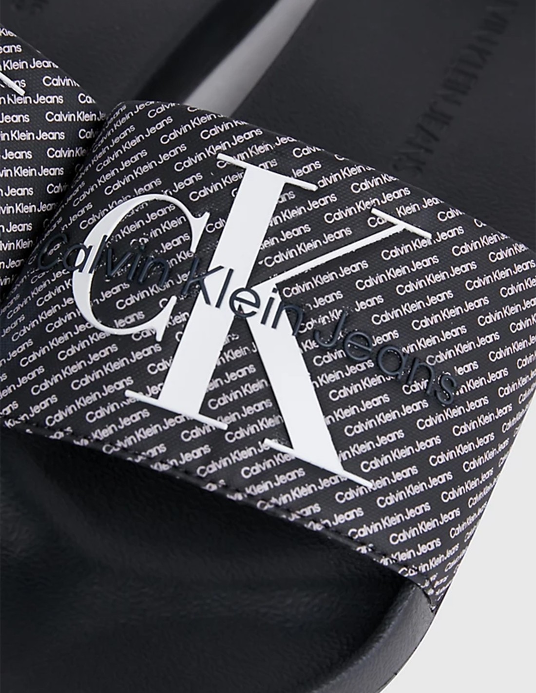 calvin klein Claquettes homme slide aop black