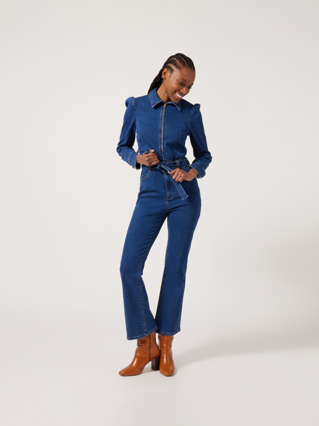 Combipantalon en denim