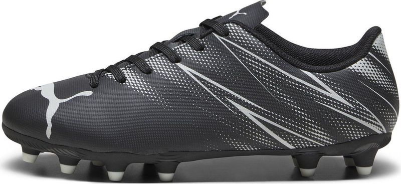 Puma - Attacanto Voetbalschoenen - Zwart - Synthetisch - Lichtgewicht TPU-buitenzool