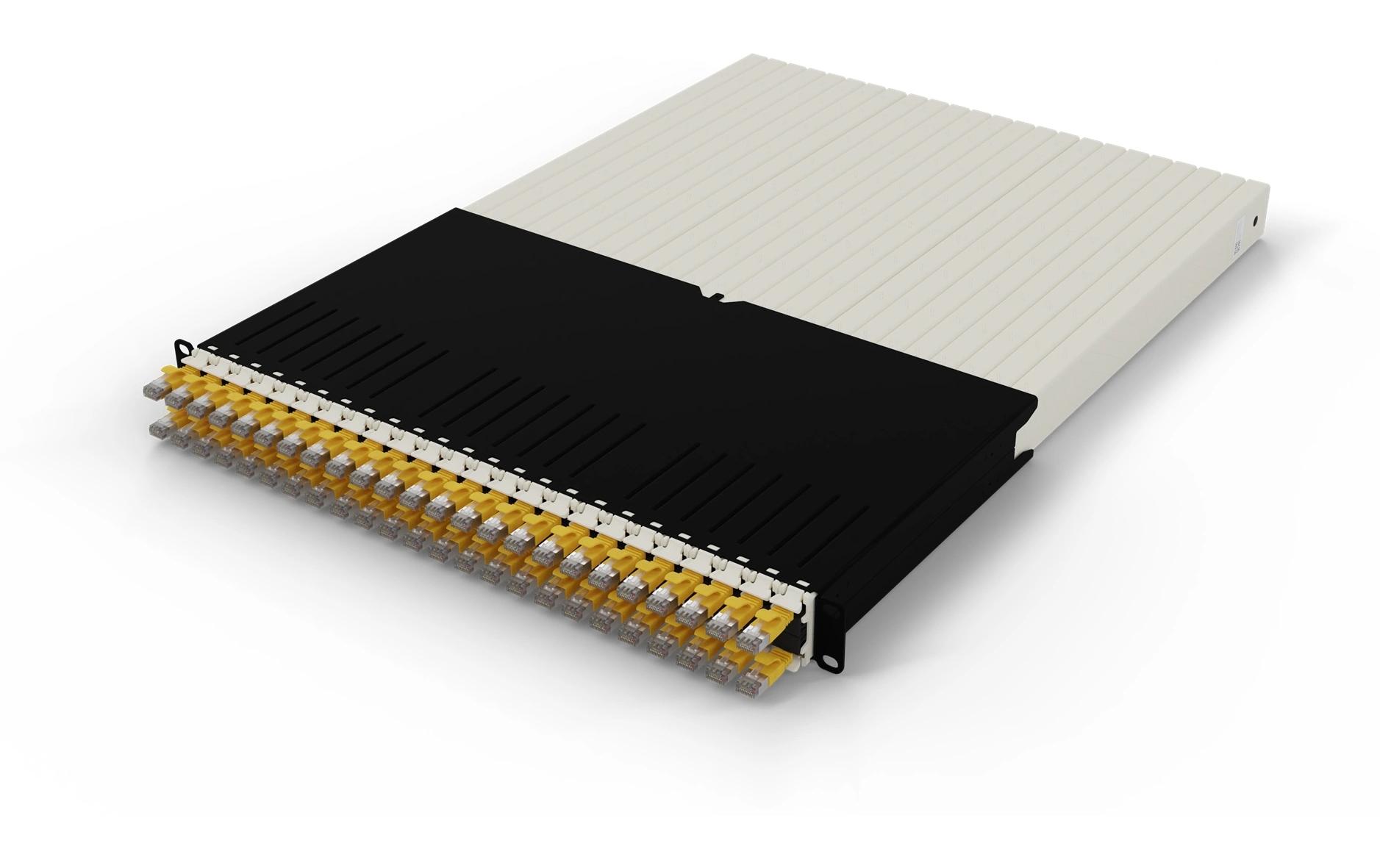 patchbox.one / 30RU / Cat 6A, STP, 1.8 m, Gelb<br>All-in-One Lösung für Ordnung im Netzwerkschrank