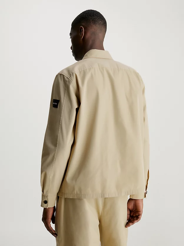 Camisa de sarja quadrada