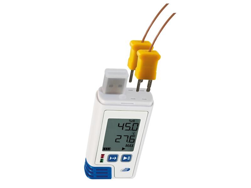TFA Dostmann Thermo-Hygro-Datenlogger LOG210 TC Datenlogger für Temperatur und Luftfeuchtigkeit mit PDF-Ausgabe
