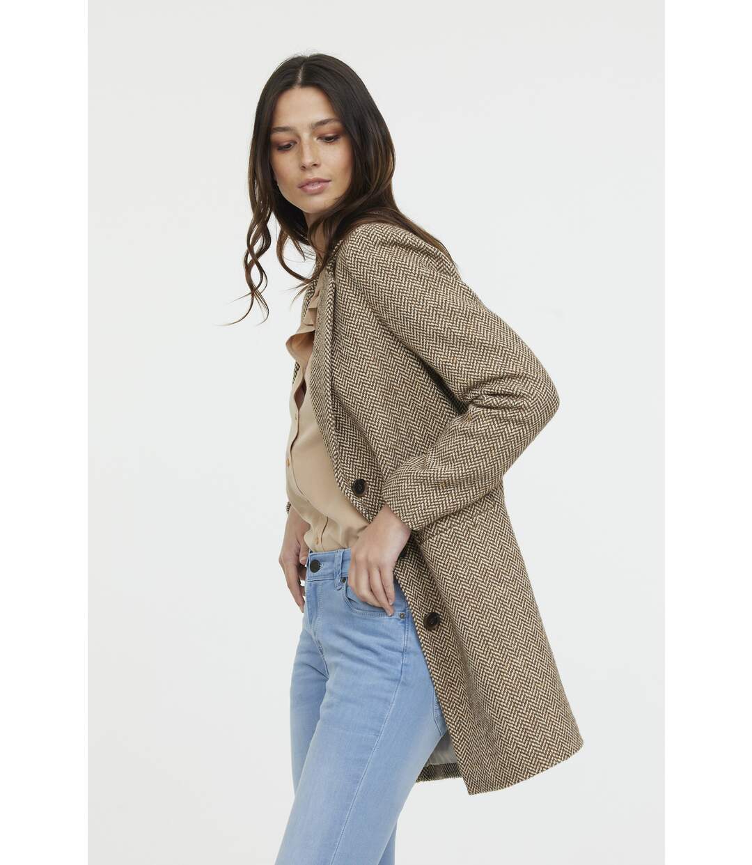 Manteau manches longues polyester regular FIDA