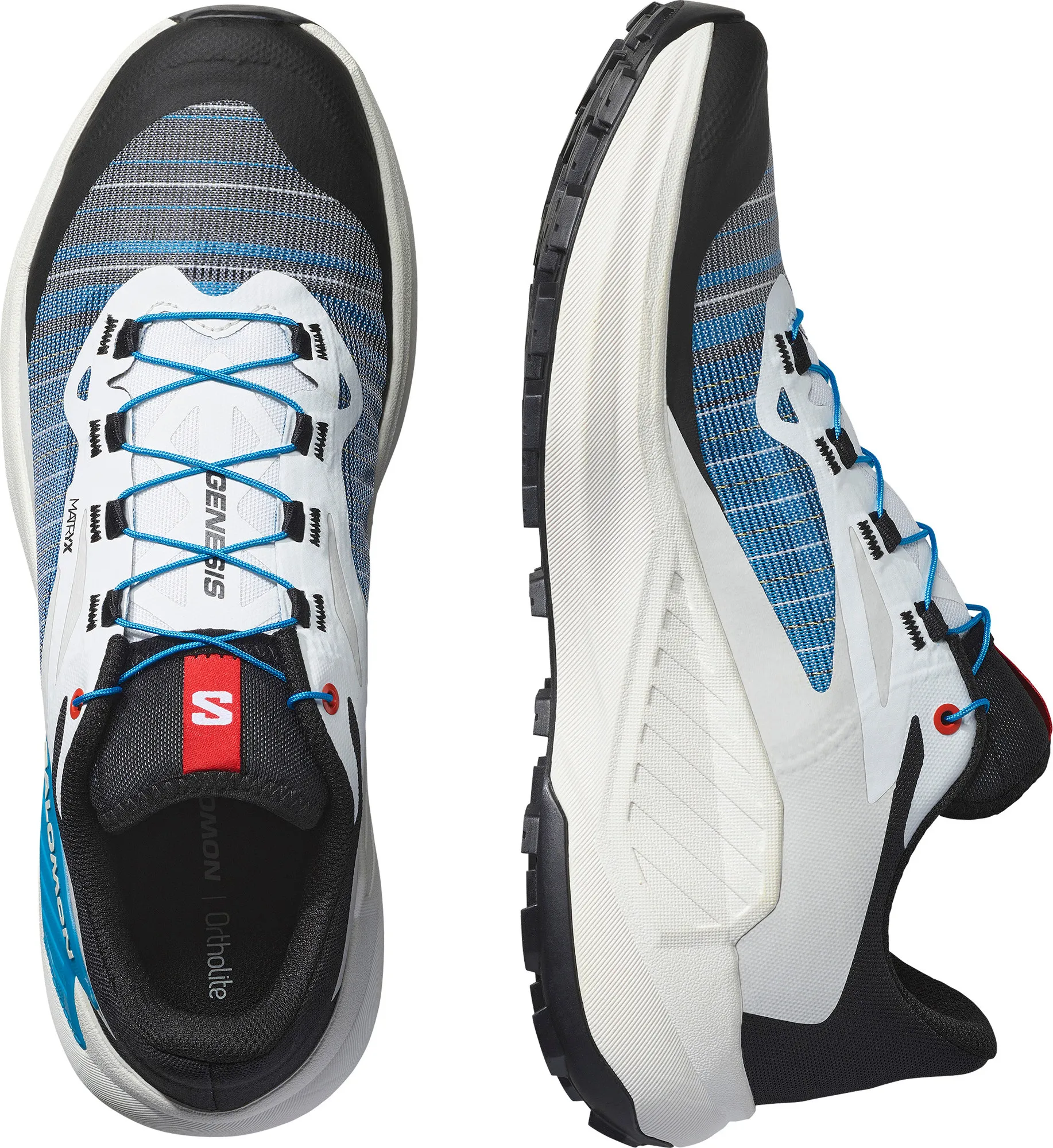 Salomon Men's Genesis Black/white/transcend Blue