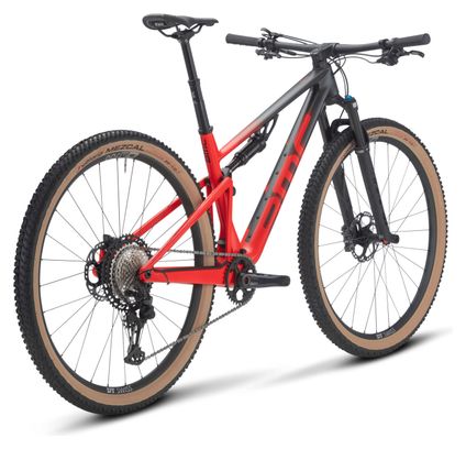 VTT Tout-Suspendu BMC Fourstroke Two Shimano Deore XT 12V 29'' Gris Carbon Rouge 2023