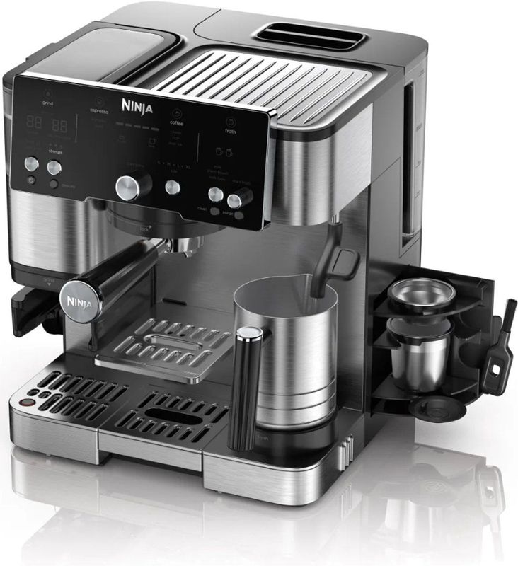Luxe Café Essential - Koffiezetapparaat - Zwart - 2-in-1 Espresso en Filtermachine