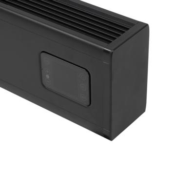 Eurom Alutherm Baseboard 2000 Zwart met WiFi