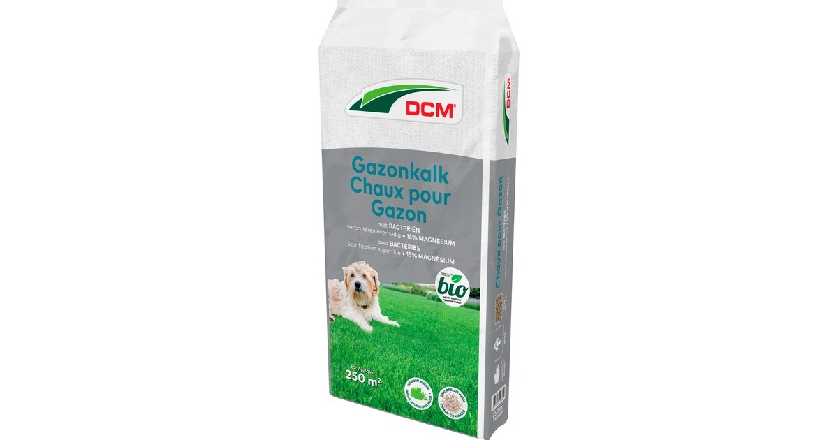 DCMGazonkalk 20 kg meststof  (Tot 250 m²)